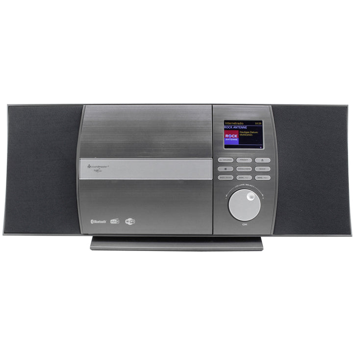 Musik-anläggning Radio Internet/DAB+/FM CD Bluetooth Grå/Svart/Silver
