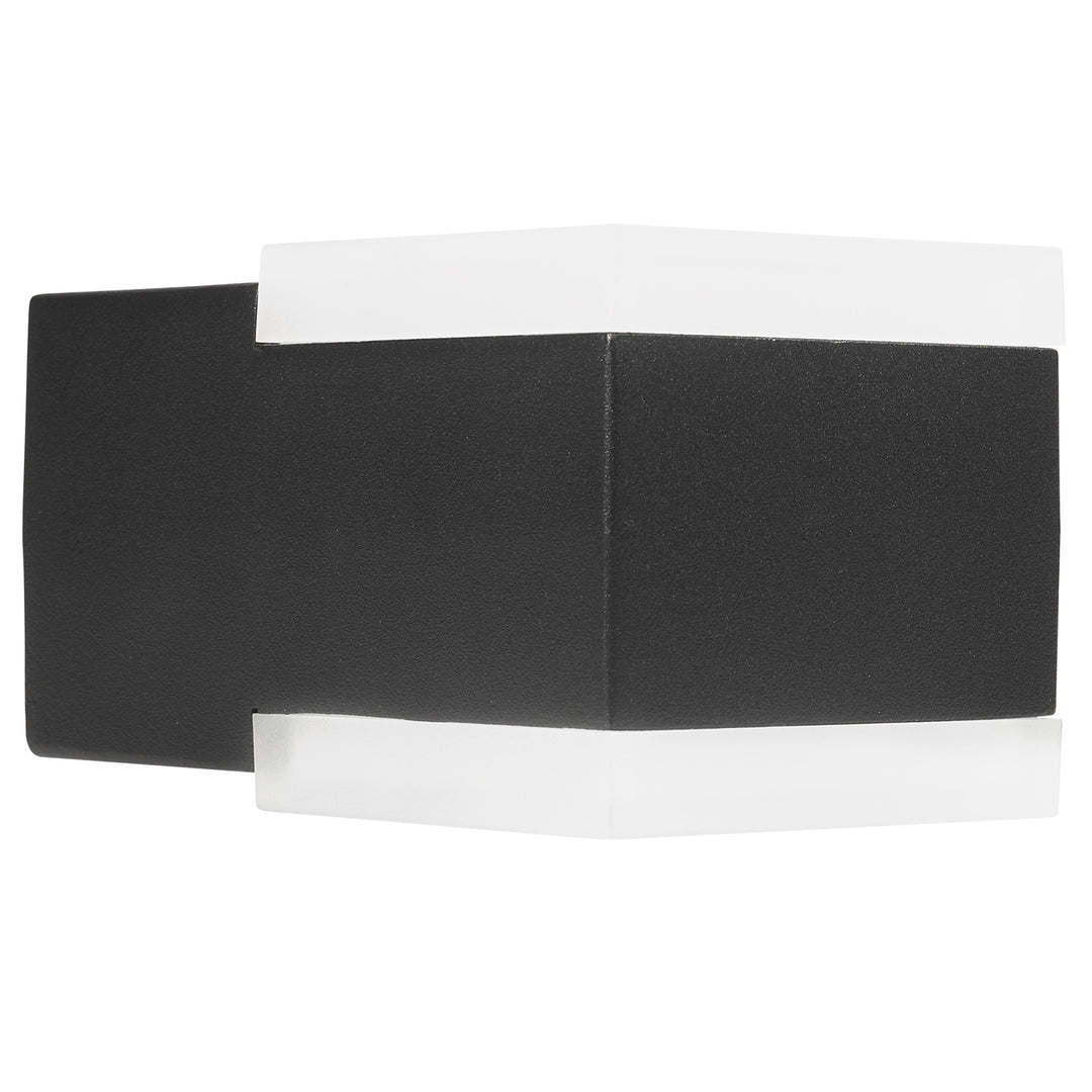 Vägglampa Up-/Downlight Aluminium Svart