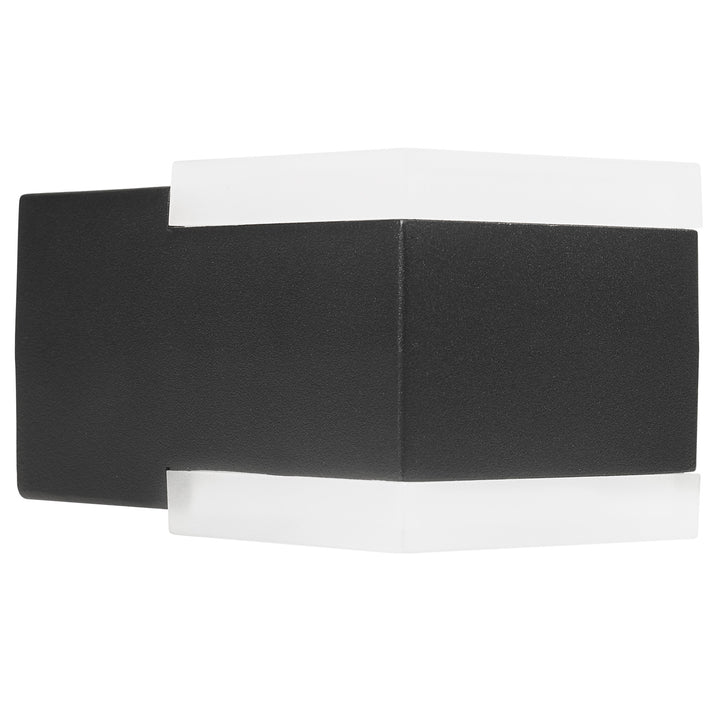 Vägglampa Up-/Downlight Aluminium Svart