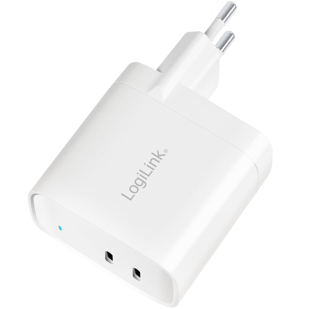 USB-laddare 2 x USB-C PD 40W GaN