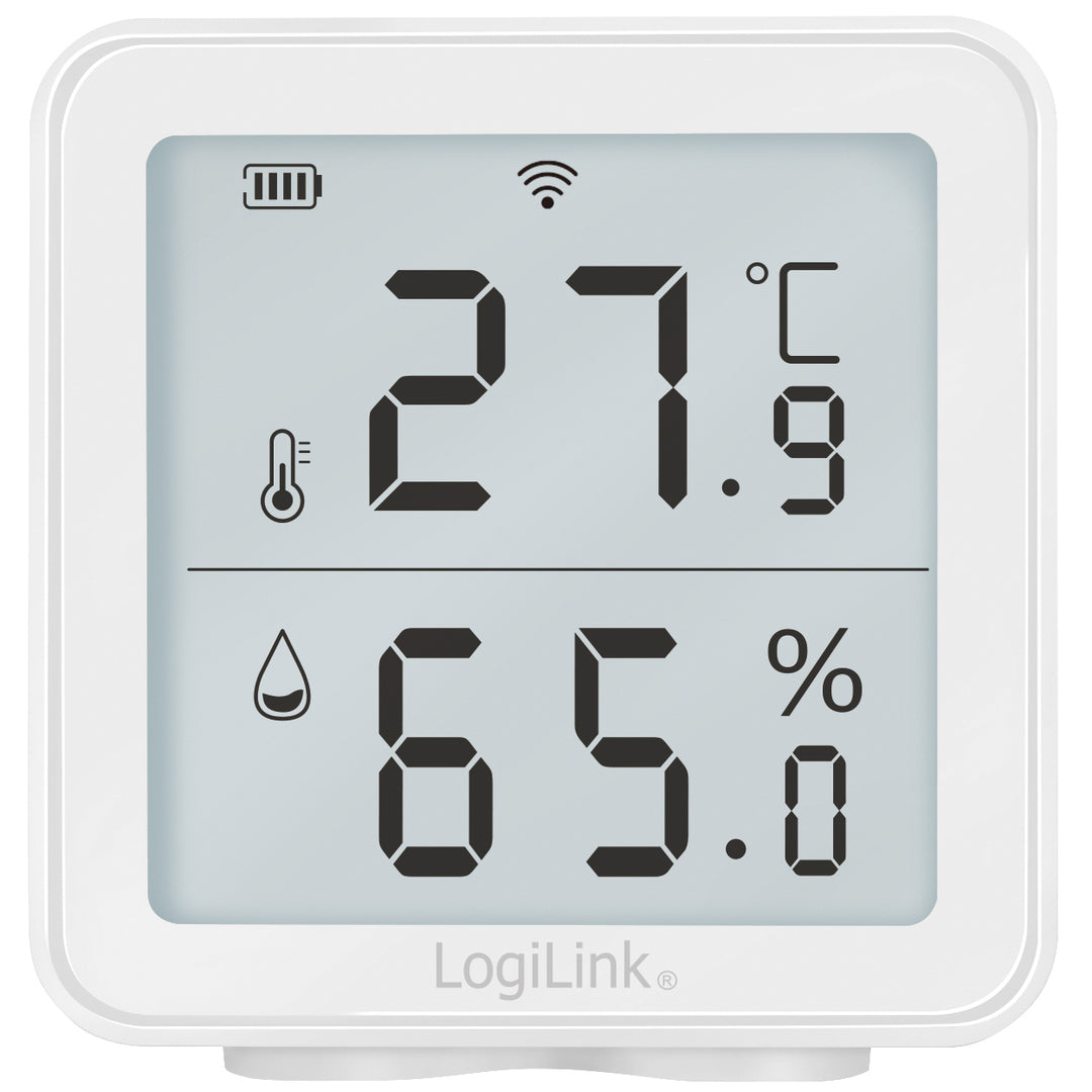 Smart Temp- & luftfuktighetssensor Wifi Tuya