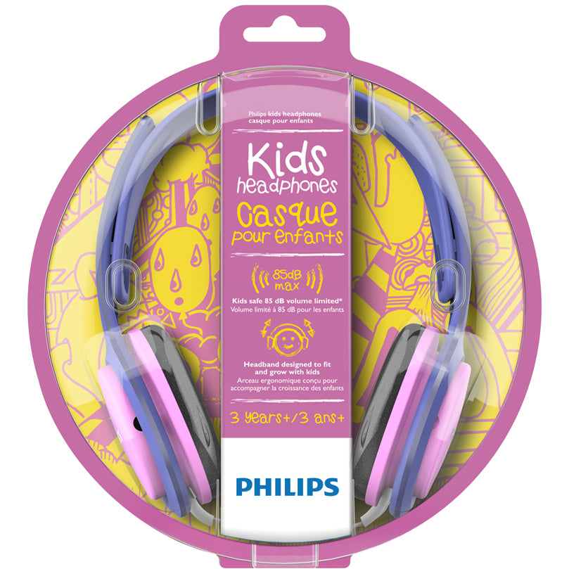 Hörlurar On-Ear Barn Volymbegränsning Kabel SHK2000PK/00 Rosa