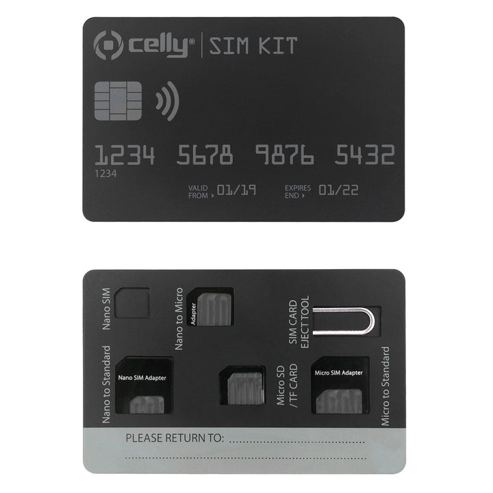 SIM-kit SIM-kortsadaptrar 3-pack