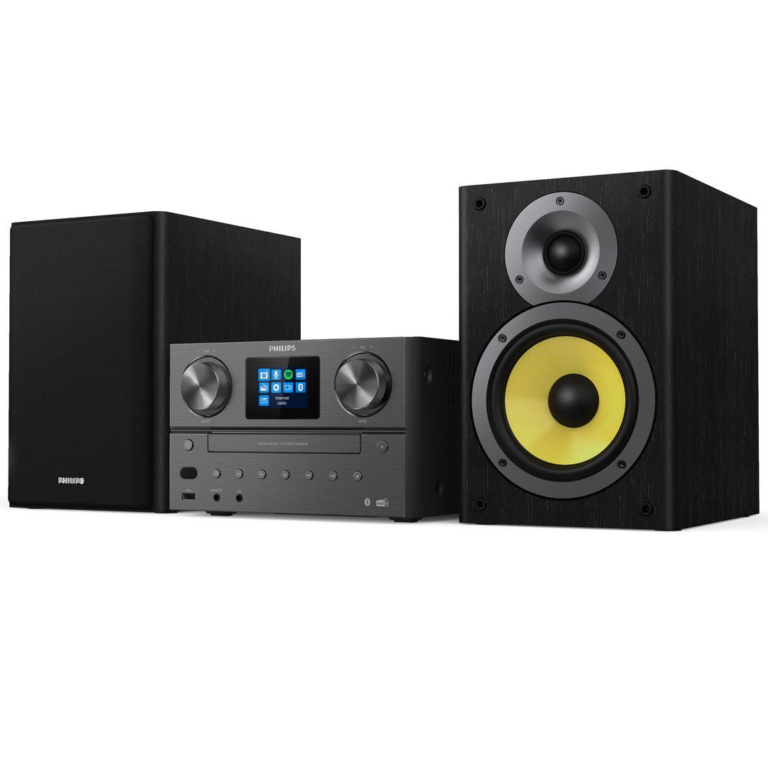 Musik-anläggning CD/Radio/Bluetooth/USB 100W TAM8905/12 Svart