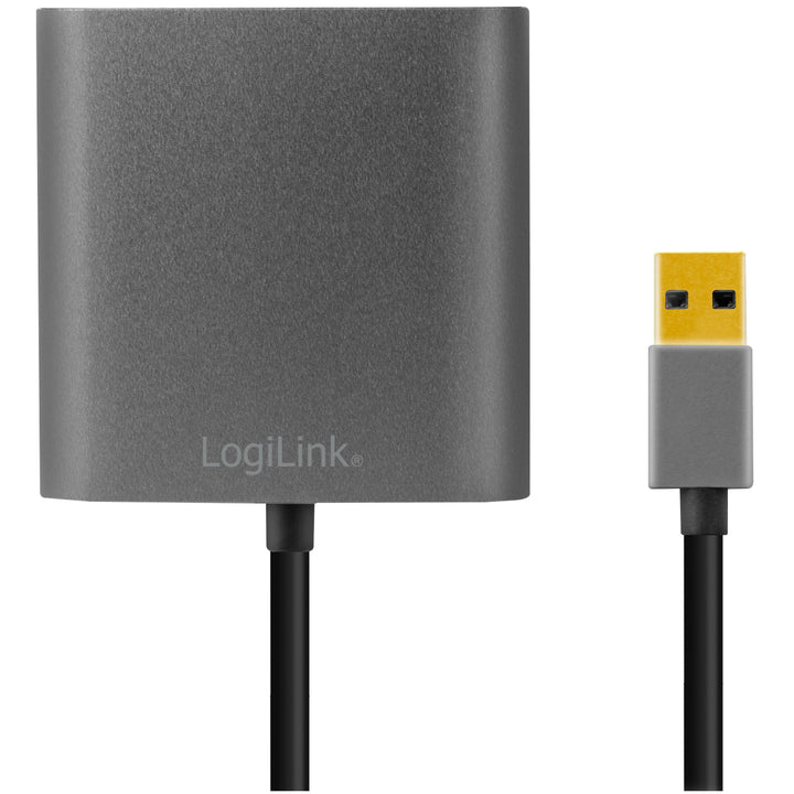 USB-A 3.0 -> HDMI-Hona + VGA-Hona Adapter