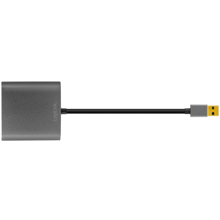 USB-A 3.0 -> HDMI-Hona + VGA-Hona Adapter