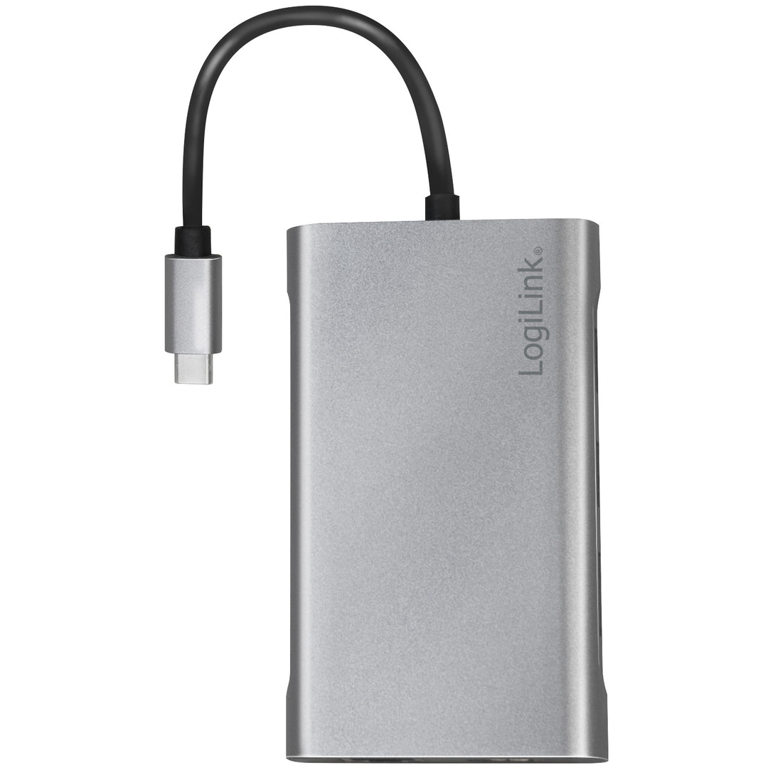 USB-C-docka 8-i-1 HDMI/DP/RJ45/USB/USB-C 100W