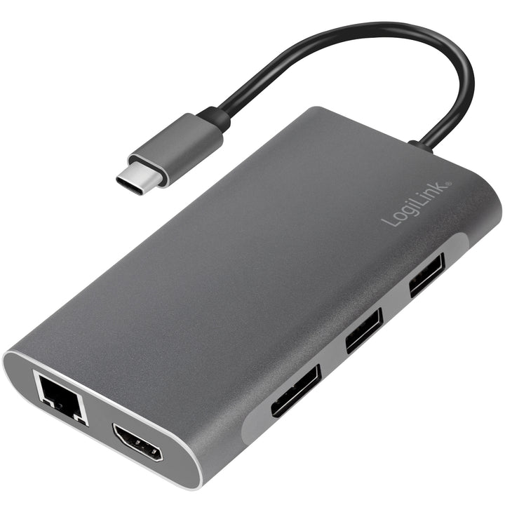 USB-C-docka 8-i-1 HDMI/DP/RJ45/USB/USB-C 100W