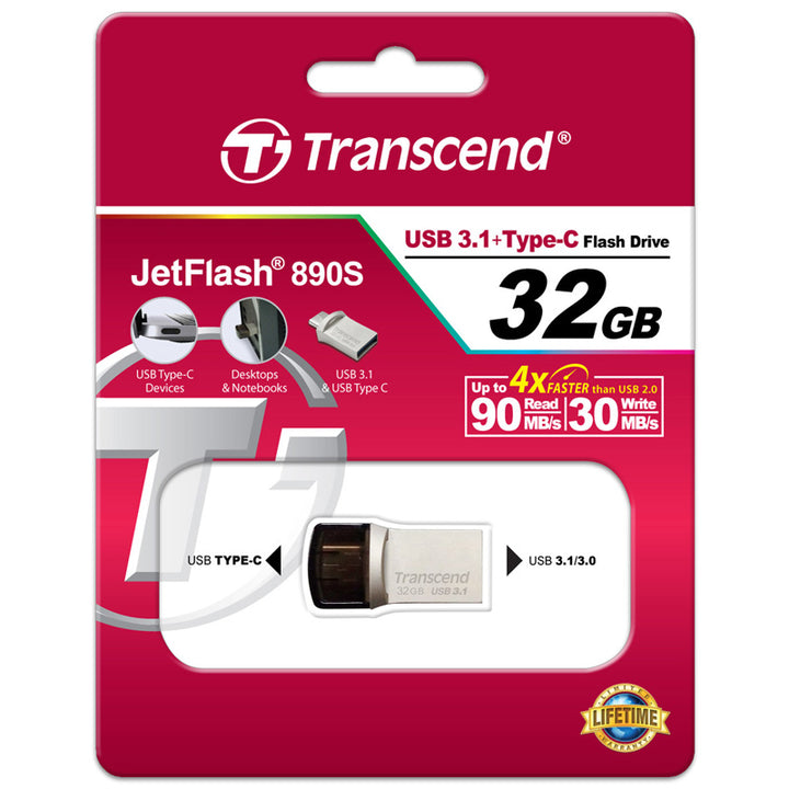 USB-minne (USB3+Type-C)  32GB