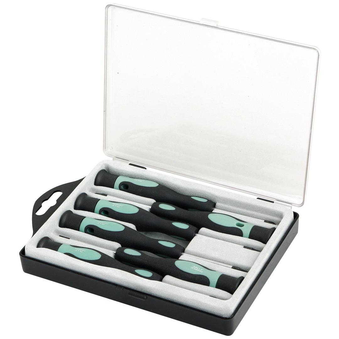 Skruvmejselset Precision Torx/stjärn/spår