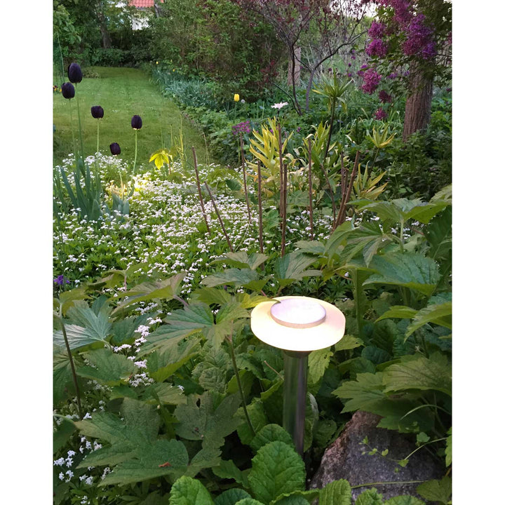 Ellips trädgårdslampa Aluminium