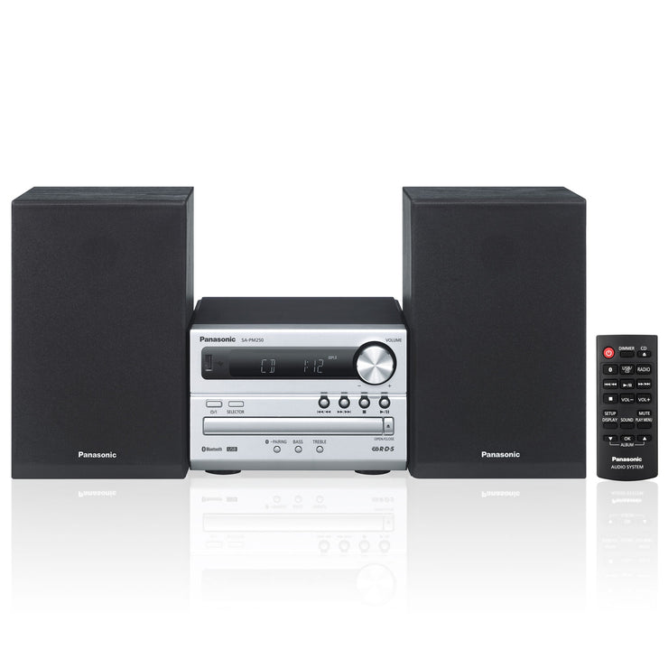 Stereo-system Mikro-format Radio/CD/Bluetooth SC-PM250EC-S Silver