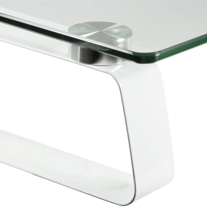 Monitorställ i glas/metall