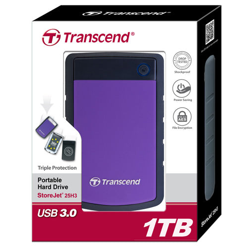 Portabel HDD StoreJet 2.5" 1TB USB 3.1 Gen 1 Lila