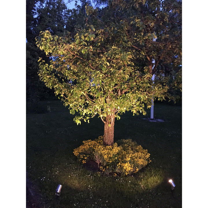 Luna trädgårdsspot 350 lm 5W 35° Silver
